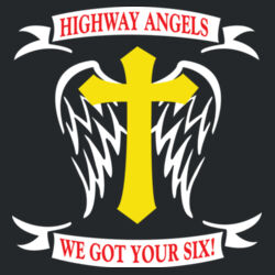 Highway Angels - Ultra Cotton Long Sleeve T-Shirt - Slow Down Move Over Design